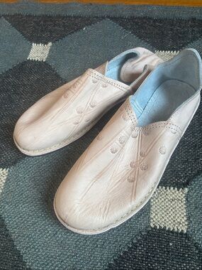 Moroccan Babouche Leather Slip-On Shoes